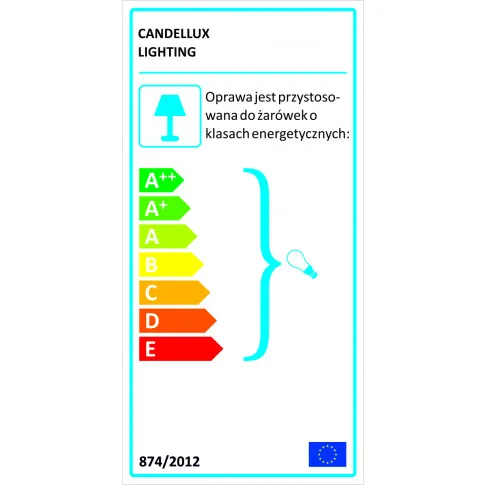 Szczegółowe zdjęcie nr 4 produktu Olfi LAMPA WISZĄCA 2X60W E27 BIAŁY+CZARNY