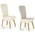 Zdjęcie kremowe krzesło drewniane Ondario 2X | Edinos.pl