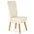 Zdjęcie produktu Kremowe drewniane krzesło do jadalni - Sufix 2X.