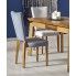 Szczegółowe zdjęcie nr 5 produktu Kremowe krzesło drewniane - Amols