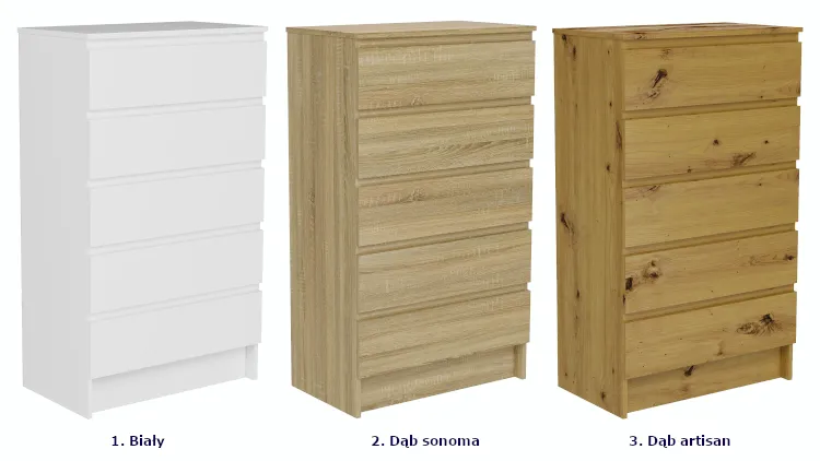 Produkt Minimalistyczna komoda w kolorze dąb sonoma - Dodi - zdjęcie numer 3