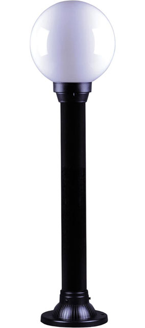 Czarna lampa ogrodowa stojąca niska 85 cm S514-Paxa