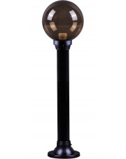 Zewnętrzna lampa stojąca słupek S514-Paxa - dymiony