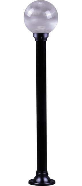 Czarna lampa ogrodowa stojąca słupek 115 cm S515-Paxa