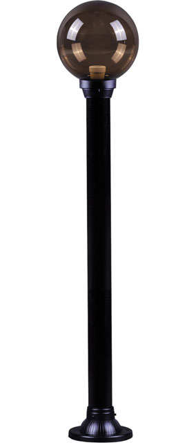 Czarna lampa ogrodowa niski słupek 115 cm S515-Paxa