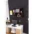 Minimalistyczna ciekawa półka wisząca w kolorze wenge Keller