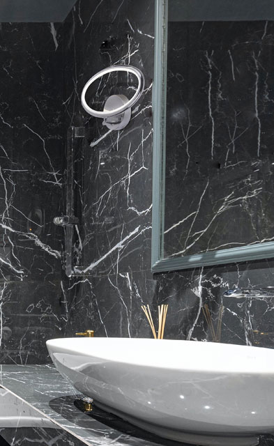 Nowoczesny kinkiet LED ring do łazienki - S523-Lopiko