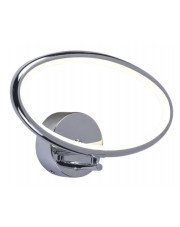 Chromowany kinkiet ring LED - S523-Levira w sklepie Edinos.pl