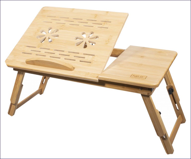 bambusowy stolik śniadaniowy i pod laptopa Modera 3X