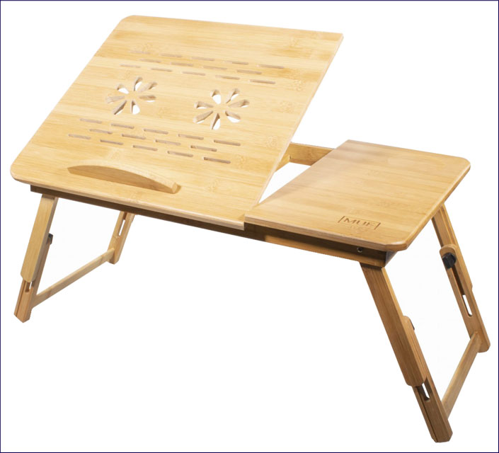 bambusowy stolik śniadaniowy i pod laptopa Modera 4X