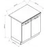 Wymiary dolnej szafki kuchennej Lungo 18X