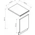 Front do zmywarki 45 z panelem otwartym Lungo 24X