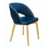 Niebieskie krzesło w stylu skandynawskim - Sidal