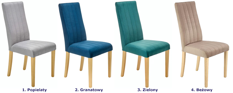 Warianty kolorystyczne krzesła Ladiso
