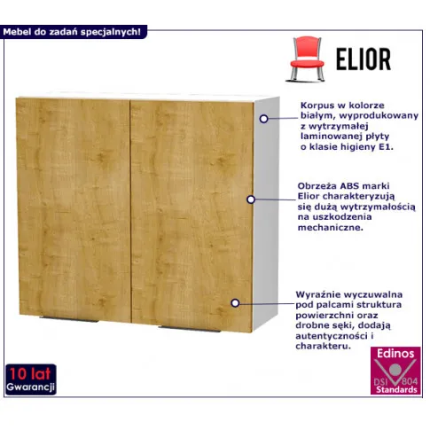 Górna szafka kuchenna w kolorze dębu Zarus 31X