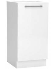 Biała stojąca szafka kuchenna - Elora 4X 30 cm połysk w sklepie Edinos.pl