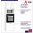 Infografika szafki kuchennej słupek z miejscem na piekarnik i mikrofalę elora 10x