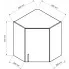 Wymiary kuchennej górnej szafki narożnej Abril 12X