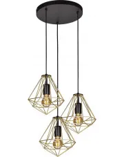 Geometryczna druciana lampa wisząca loft - S538-Hosti