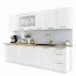 zestaw bialych szafek kuchennych polysk lucio 4s