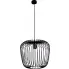 Czarna lampa wisząca z drucianym kloszem S543-Mitos