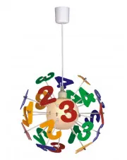 Dziecięca lampa wisząca z cyferkami - S545-Folda w sklepie Edinos.pl