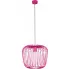Różowa druciana lampa wisząca do pokoju dziewczynki S547-pafi