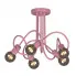 Różowa lampa sufitowa dla dziewczynki S549-Nelia