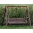 Szczegółowe zdjęcie nr 4 produktu Drewniana huśtawka ogrodowa Magis 3X - 180 cm
