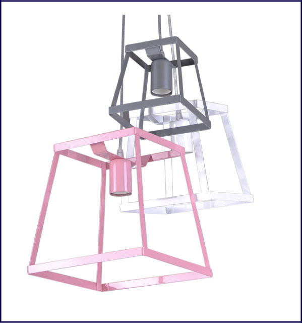 Geometryczna lampa wisząca dziecięca S553-Iksa