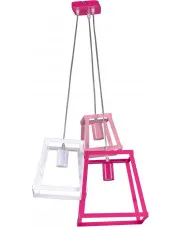 Młodzieżowa lampa wisząca geometryczna - S554-Iksa w sklepie Edinos.pl