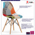 infografika 4x tapicerowane krzesło kuchenne nowoczesne romero