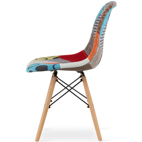 zestaw 4 sztuk nowoczesnych kolorowych krzeseł romero