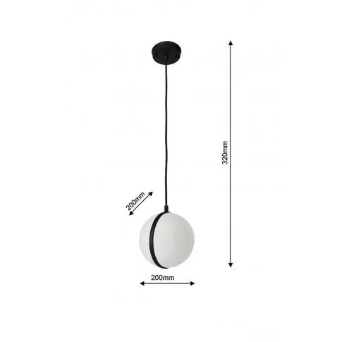 Lampa N010 Genua wymiary