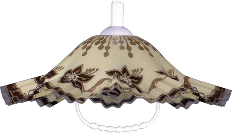 Klasyczny żyrandol do kuchni z abażurem S562-Nivet