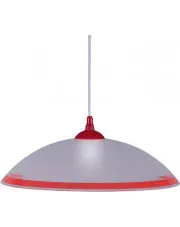Biało-czerwona kuchenna lampa wisząca - S563-Toba w sklepie Edinos.pl