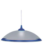 Biało-niebieska kuchenna lampa wisząca - S563-Toba w sklepie Edinos.pl