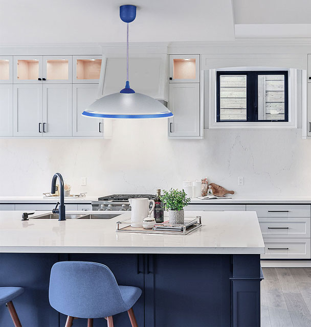 Klasyczna okrągła lampa wisząca do kuchni S563-Toba