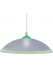 Biało-zielona lampa wisząca do kuchni - S563-Mersa w sklepie Edinos.pl