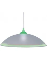 Biało-zielona lampa wisząca do kuchni - S563-Mersa w sklepie Edinos.pl