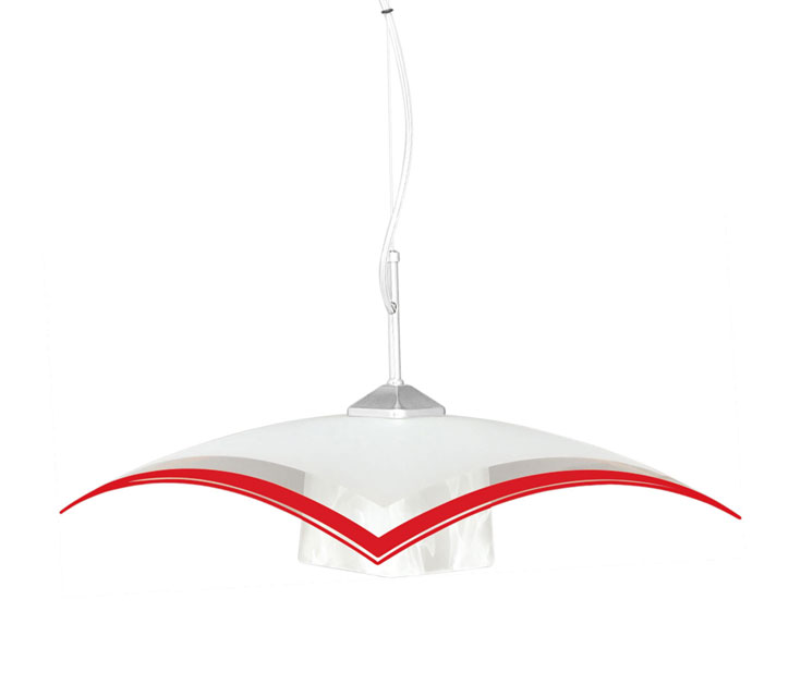 Lampa wisząca kuchenna z kwadratowym kloszem S564-Grotto