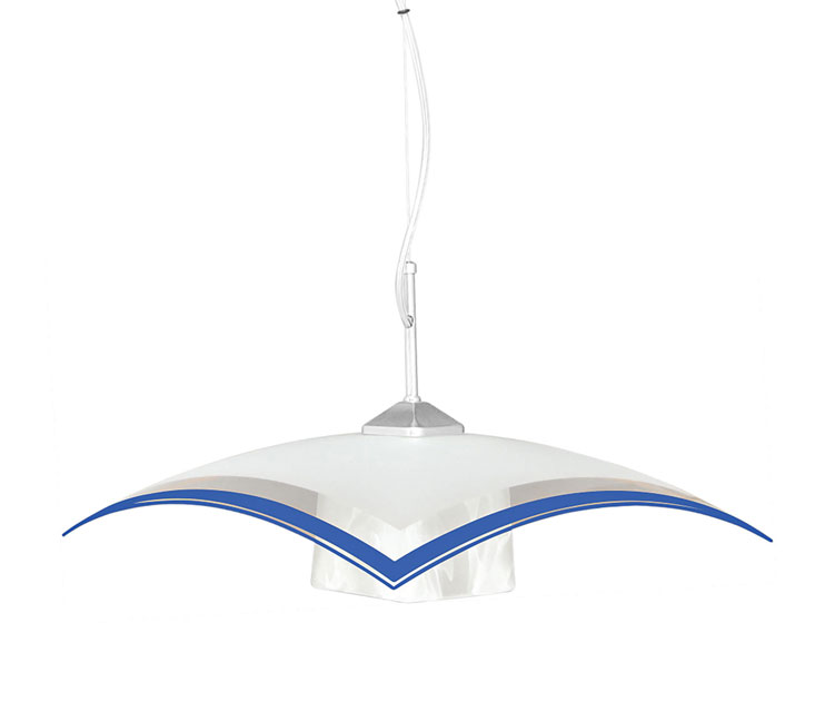 Lampa wisząca kuchenna ze szklanym kloszem S564-Grotto