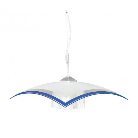 Biało-niebieska lampa wisząca do kuchni S564-Kilma