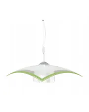 Biało-zielona lampa wisząca do kuchni - S564-Grotto w sklepie Edinos.pl