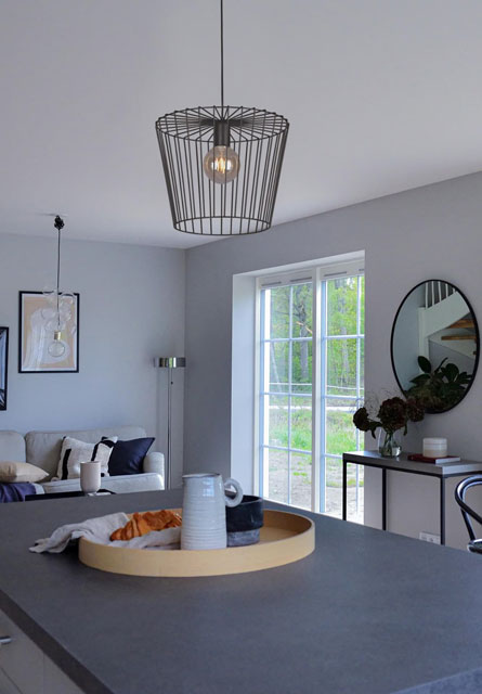 Lampa wisząca industrialna druciana S565-Dormi