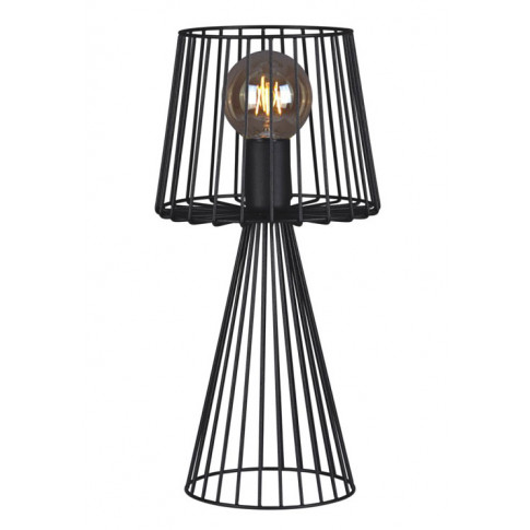 Czarna loftowa lampa stołowa S566-Folta