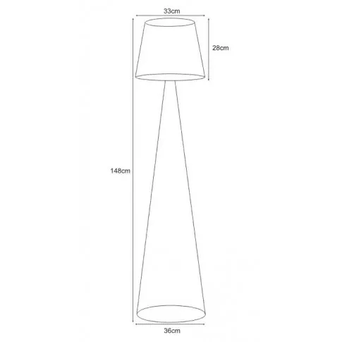 Wymiary lampy S567-Folta