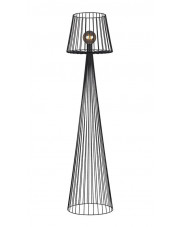 Czarna industrialna lampa podłogowa - S567-Folta w sklepie Edinos.pl