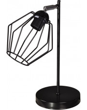 Czarna druciana lampa stołowa - S572-Xara w sklepie Edinos.pl