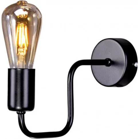 Czarny industrialny kinkiet S575-Binta